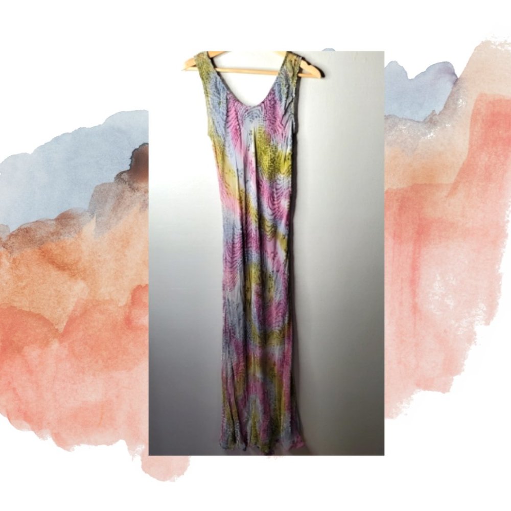 Watercolor Maxi Dress
